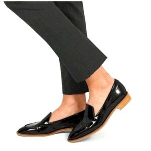 Everlane Women's Black The Modern Loafer Patent Leather SZ 10.5